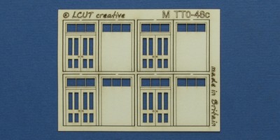 M TT0-48c TT:120 kit of 4 double doors with square transom type 3